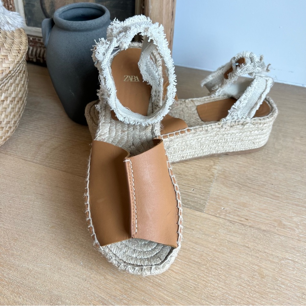 Zara Women's Tan Espadrilles - Picture 12 of 12